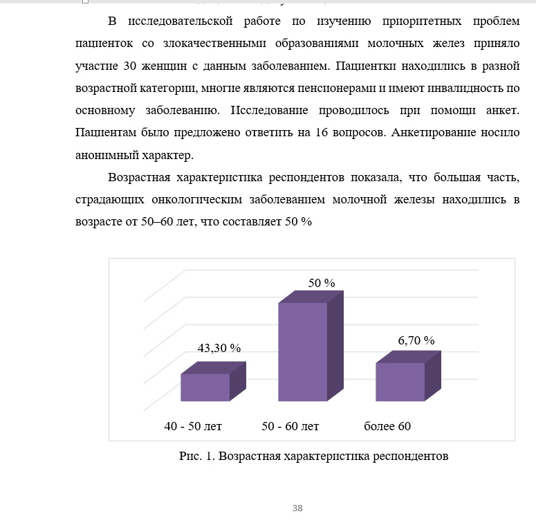 Рак молочной железы дипломная работа