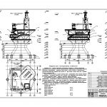 Иллюстрация №1: Стационарная платформа кессонного типа райзерного блока в районе каспийского моря (Дипломные работы - Архитектура и строительство).