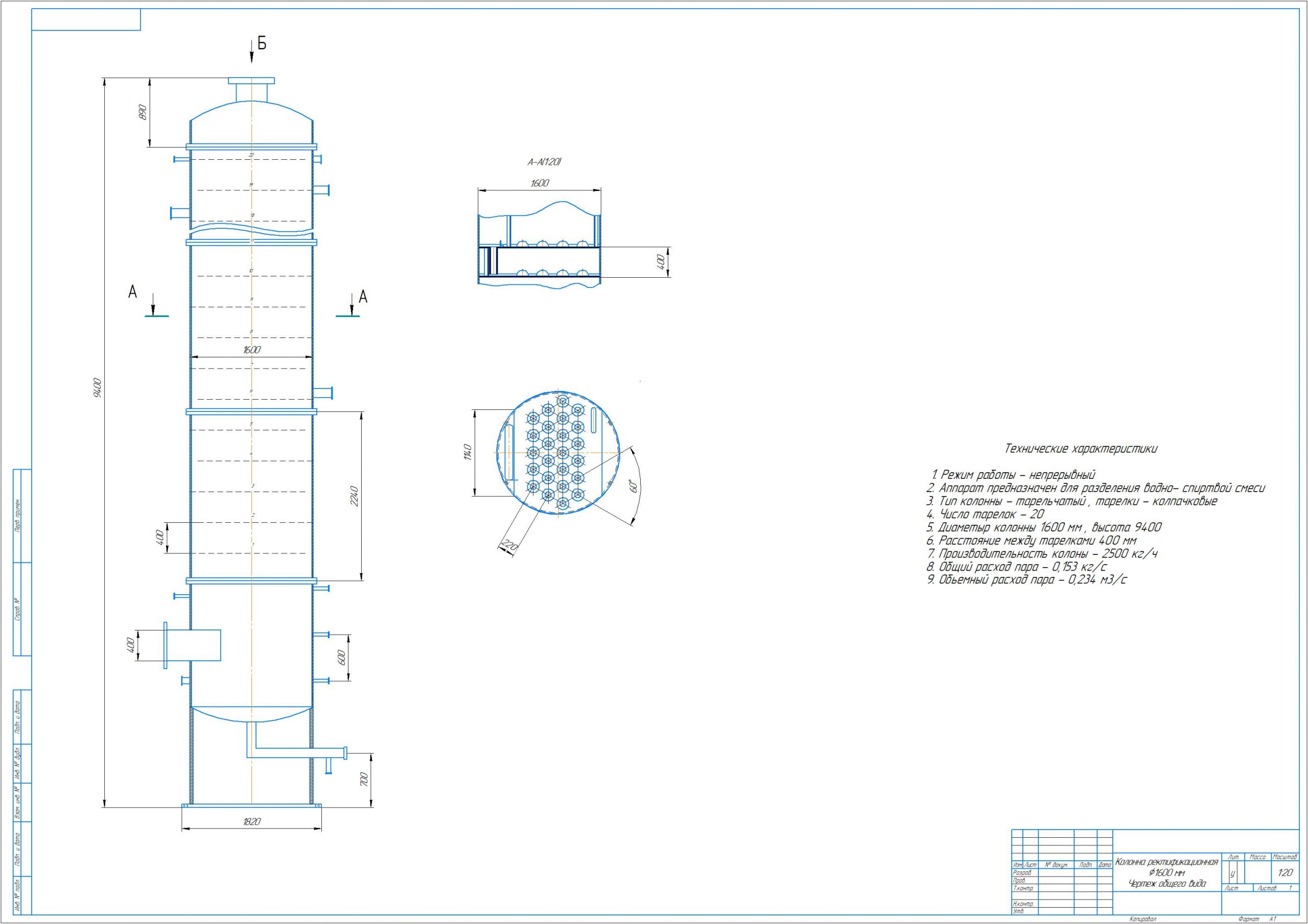 Ректификационная колонна чертеж. РБК 2020 колонна чертеж.