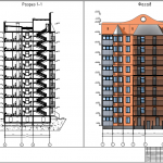 Иллюстрация №4: Жилой многоквартирный дом индустриального типа из  полносборных конструкций (Чертежи - Архитектура и строительство).