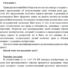 Иллюстрация №1: Кейс (Бизнес план - Гражданское право).