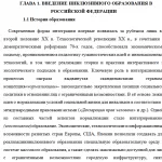 Иллюстрация №4: ИСТОРИЯ ИНКЛЮЗИВНОГО ОБРАЗОВАНИЯ В РОССИИ (Курсовые работы - Дефектология, Педагогика).