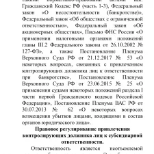 Иллюстрация №1: Правовой регулирование привлечения контролирующих должника лиц к субсидиарной ответственности (Отчеты и дневники по практике - Право и юриспруденция).